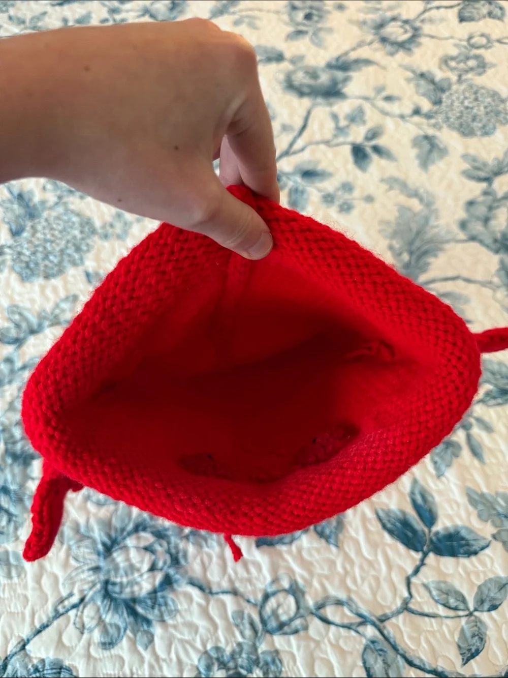 Hand-Knit Novelty Lobster Beanie